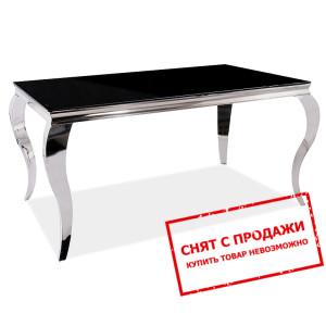 Стол обеденный Signal Prince 150x90 Черный/хром...